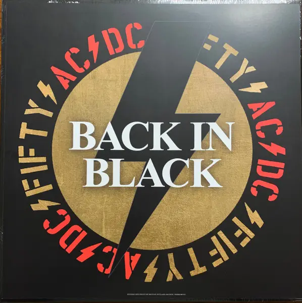 AC/DC - Back In Black (Gold, LP, Album, Reissue, Remastered, Stereo) - фото №8