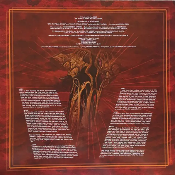 Argus - From Fields Of Fire (2 платівки, Червоний, Білий, Бризки, Альбом, Лимітоване) - фото №16