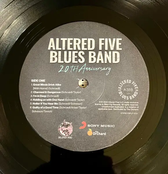 Altered Five Blues Band - 20th Anniversary (Збірник, Лимітоване) - фото №3