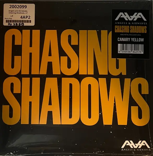 Angels & Airwaves - Chasing  Shadows (Жёлтый, Непрозрачный, 45 об/мин, EP, Переиздание) - фото №2
