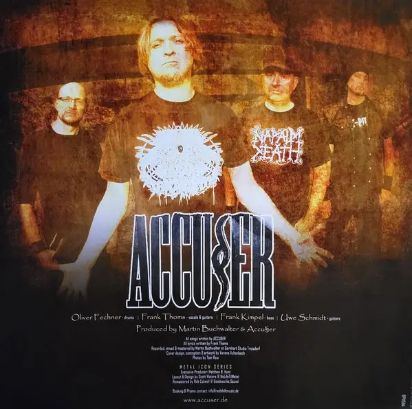 Accuser - Diabolic (LP, Album, Reissue, Remastered) - фото №4