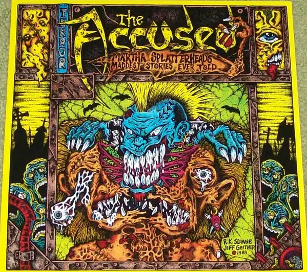 The Accüsed - Martha Splatterhead's Maddest Stories Ever Told (Yellow, Black, Splatter, LP, Album, Reissue, Remastered)