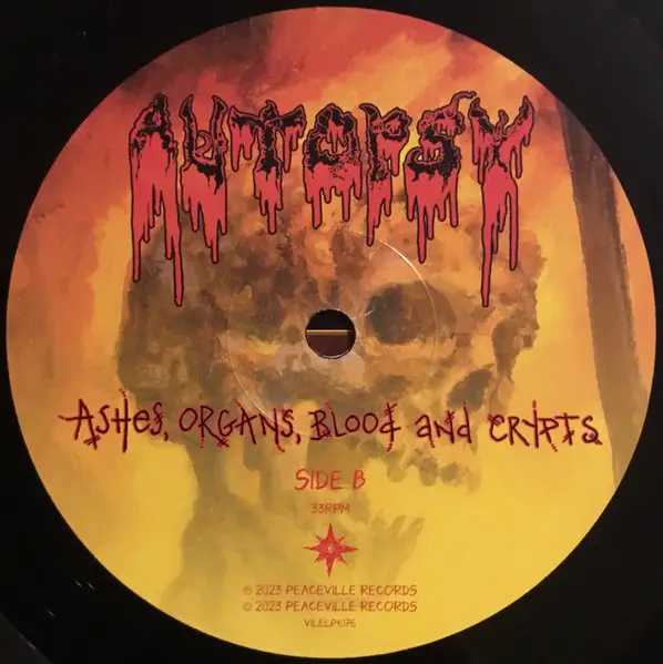 Autopsy - Ashes, Organs, Blood And Crypts (Альбом) - фото №5