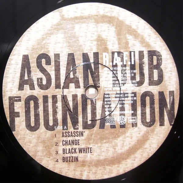 Asian Dub Foundation - R.A.F.I  (2 платівки, Альбом, Перевидання, Ремастеринг) - фото №6