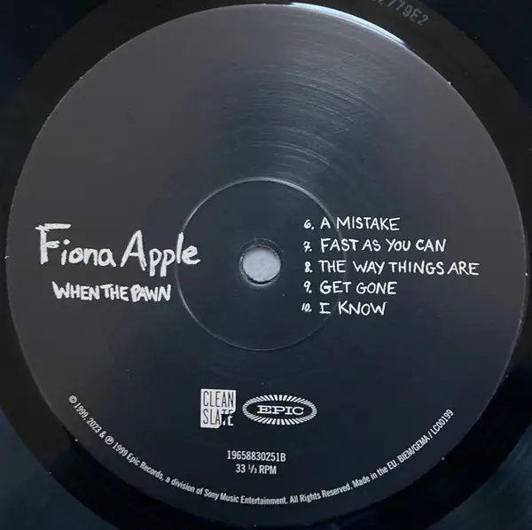 Fiona Apple - When The Pawn (Переиздание) - фото №3