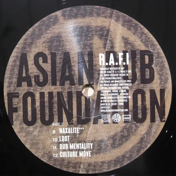Asian Dub Foundation - R.A.F.I  (2 платівки, Альбом, Перевидання, Ремастеринг) - фото №8