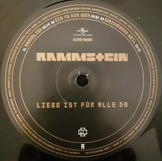 Rammstein - Liebe Ist Für Alle Da (2 пластинки, 180 грамм, Альбом, Переиздание, Ремастеринг) - фото №4