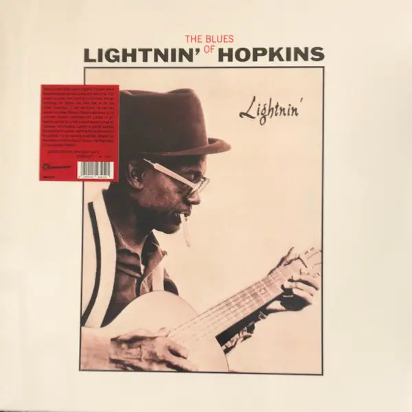 Lightnin' Hopkins - Lightnin' (The Blues Of Lightnin' Hopkins) (Clear, LP, Album, Reissue)