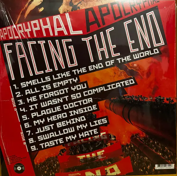 Apocryphal - Facing The End (Оранжевый, Альбом, Лимитированое) - фото №2