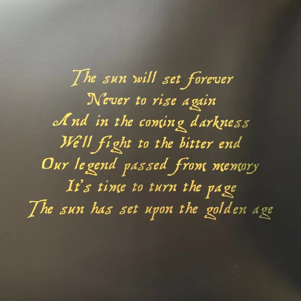 Alestorm - Sunset On The Golden Age (2 платівки, Чорний, Золотий, Бризки, Record Store Day, Лимітоване, Спеціальне видання) - фото №4