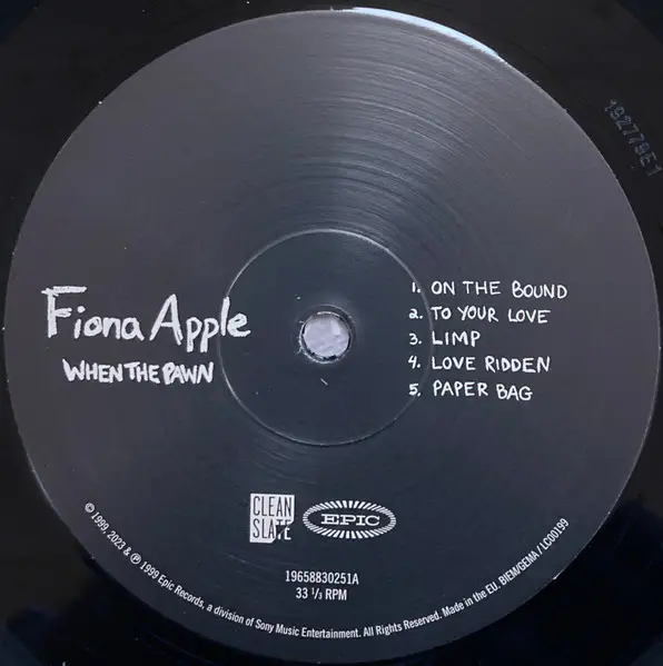 Fiona Apple - When The Pawn (Переиздание) - фото №4