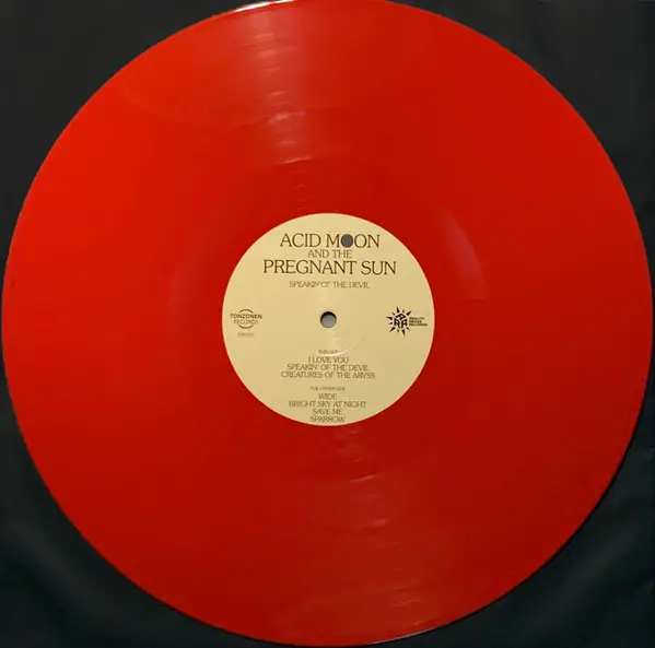 Acid Moon And The Pregnant Sun - Speakin' Of The Devil (Red, Opaque, LP, Album, Stereo) - фото №5