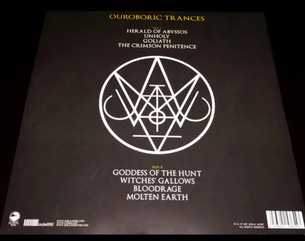 Age Of The Wolf - Ouroboric Trances (LP, Album, Stereo) - фото №3