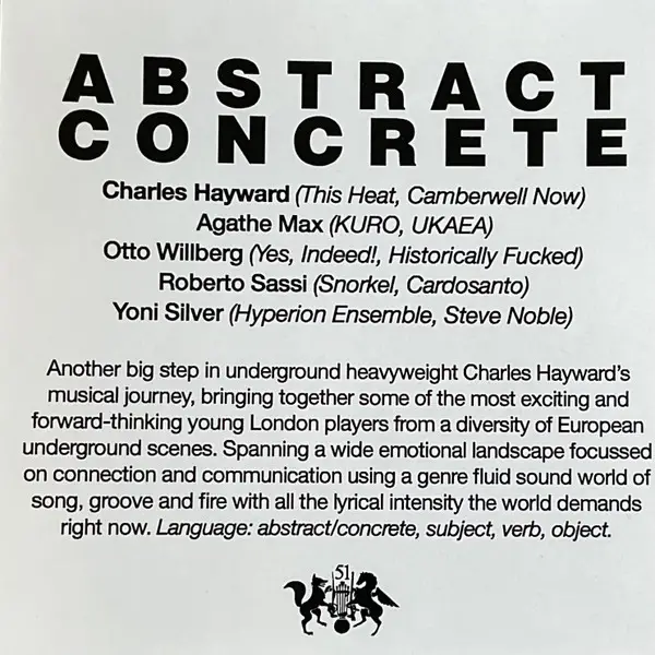 Abstract Concrete - Abstract Concrete (LP, Album, Numbered) - фото №19