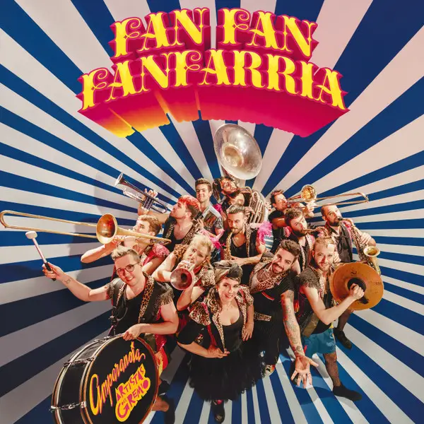Amparanoia & Artistas Del Gremio - Fan Fan Fanfarria (Синий, 45 об/мин, EP)
