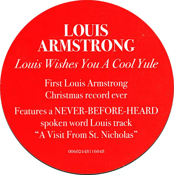 Louis Armstrong - Louis Wishes You A Cool Yule (Красный, Сборник) - фото №6