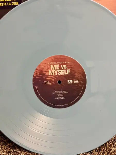 A Boogie Wit Da Hoodie - Me vs. Myself (2 пластинки, Blue, LP, Album) - фото №7