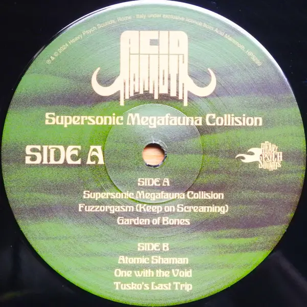 Acid Mammoth - Supersonic Megafauna Collision (LP, Album) - фото №4