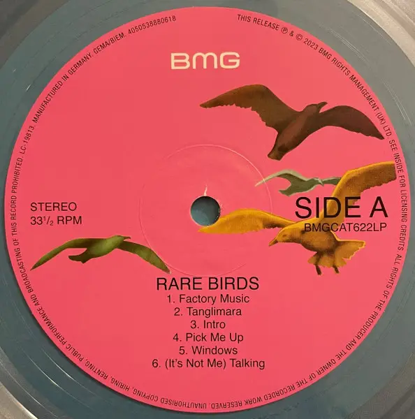 A Flock Of Seagulls - Rare Birds (B-Sides, Edits & Alternate Mixes) (Transparent, LP, Compilation, Stereo) - фото №3
