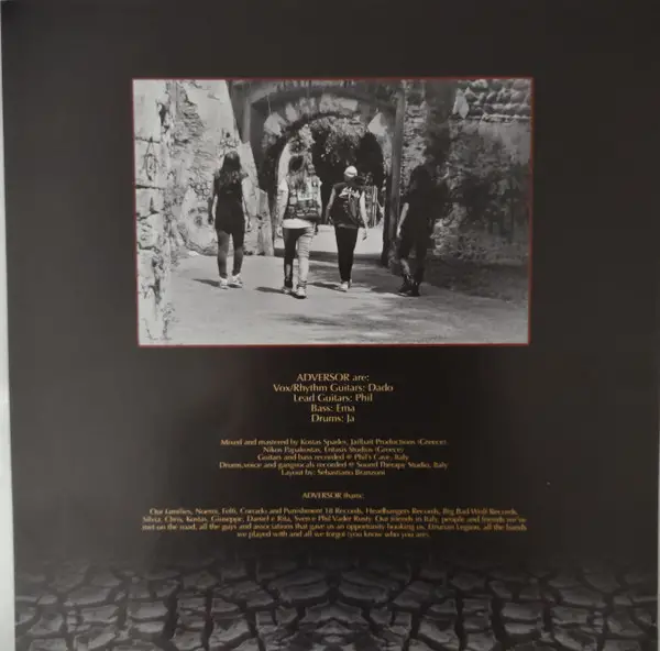 Adversor - The End Of Mankind (LP, Album) - фото №3