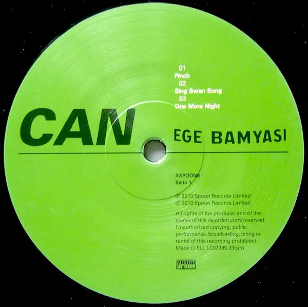 Can - Ege Bamyasi (LP, Album, Reissue, Remastered) - фото №3