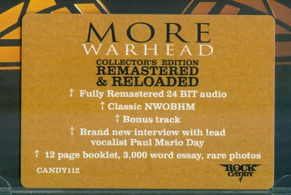 More - Warhead (Album, Reissue, Remastered) - фото №12