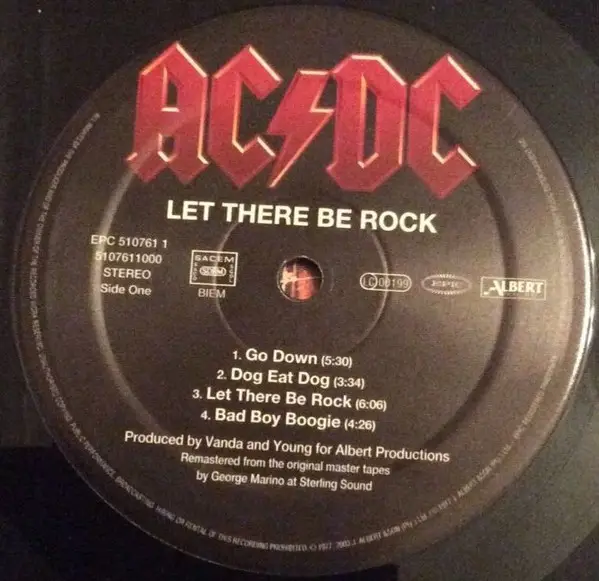 AC/DC - Let There Be Rock (180 грамм, Альбом, Переиздание, Ремастеринг) - фото №4