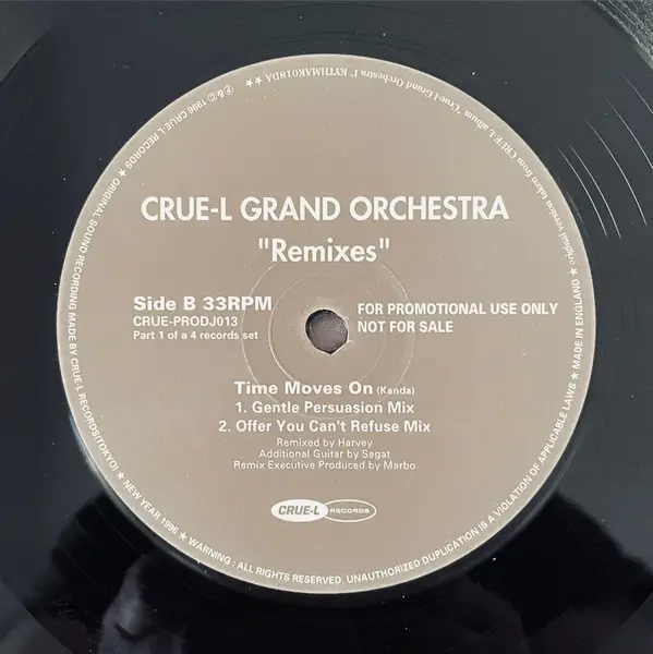 Crue-L Grand Orchestra - The Remixes (4 платівки, Promo) - фото №7