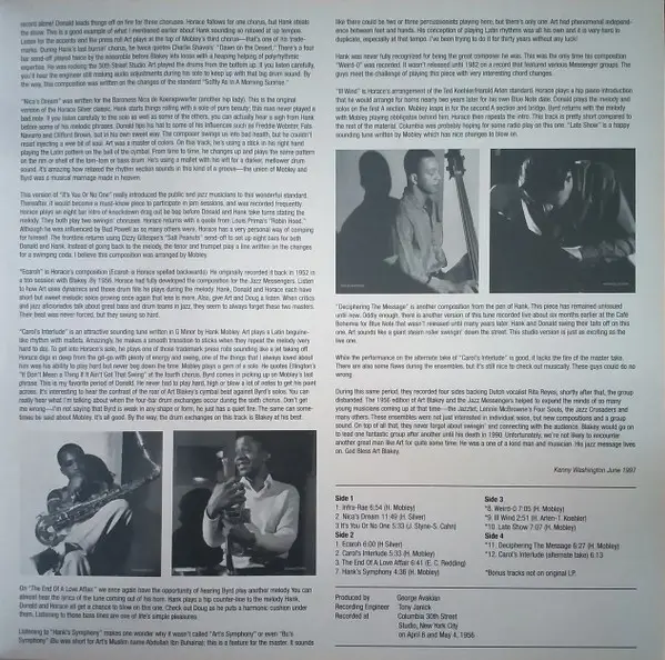 Art Blakey & The Jazz Messengers - The Jazz Messengers (2 платівки, 180 грам, Альбом, Лимітоване, Перевидання, Ремастеринг, Моно) - фото №4