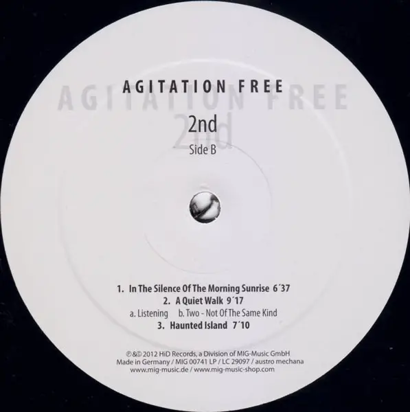Agitation Free - 2nd (LP, Album, Reissue, Remastered) - фото №4
