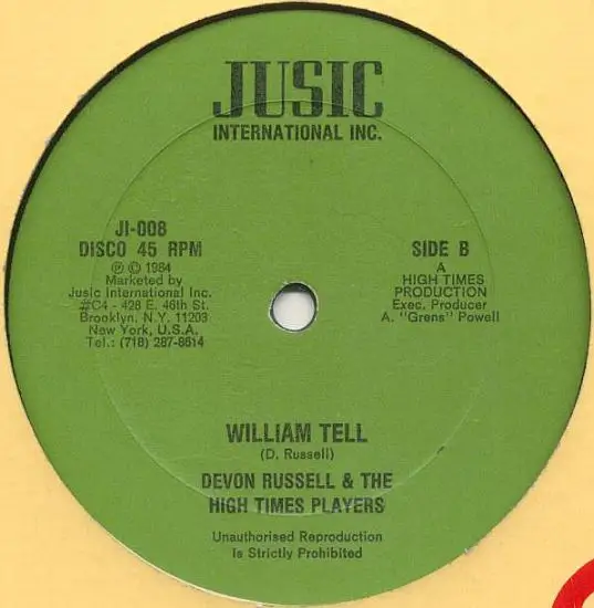 Devon Russell & High Times Players - Move On Up / William Tell - фото №2