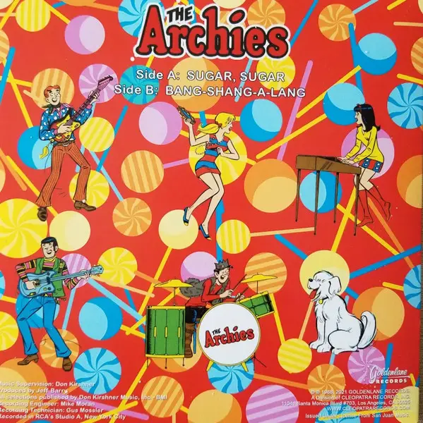 The Archies - Sugar, Sugar (Розовый, 45 об/мин, Сингл, Лимитированое) - фото №2