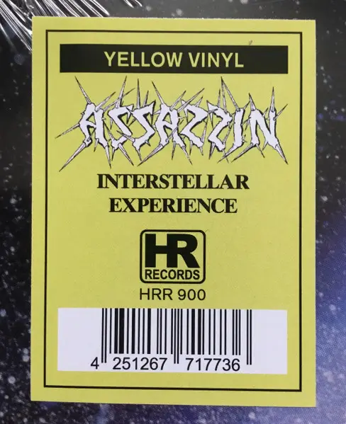 Assassin - Interstellar Experience (Жёлтый, Прозрачный, Альбом, Лимитированое, Переиздание) - фото №2