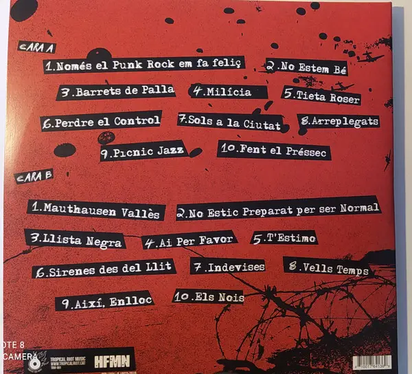 The Anti-Patiks - Les Pitjors Cançons del Punk Rock Català (45 об/мин, Сборник, Deluxe издание, Лимитированое, Ремастеринг, Специальное издание) - фото №3