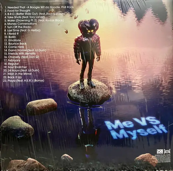 A Boogie Wit Da Hoodie - Me vs. Myself (2 пластинки, Blue, LP, Album) - фото №2