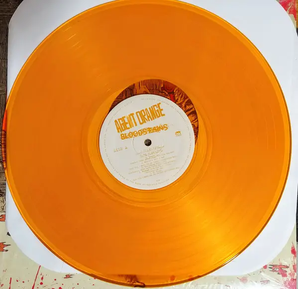Agent Orange - Bloodstains (Orange, LP, Album, Reissue) - фото №4