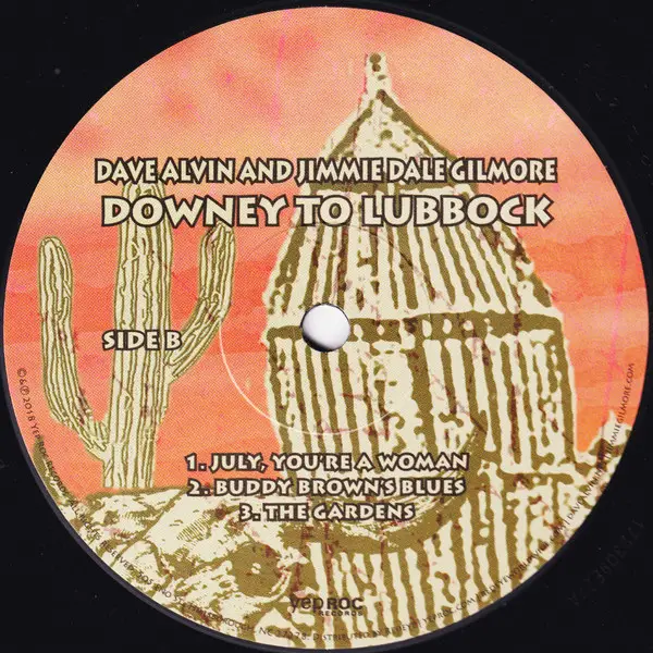 Dave Alvin & Jimmie Dale Gilmore - Downey To Lubbock (2 платівки, Розкладна обкладинка, Альбом) - фото №7