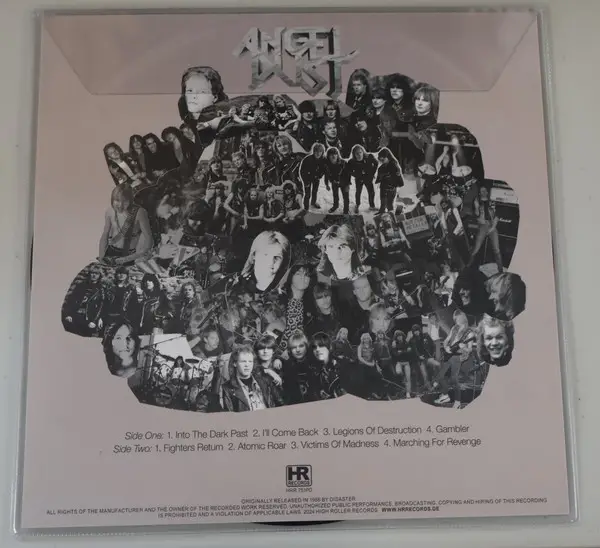 Angel Dust - Into The Dark Past (Лимитированое, Пронумерованный, Пластинка с изображением, Переиздание, Ремастеринг) - фото №2