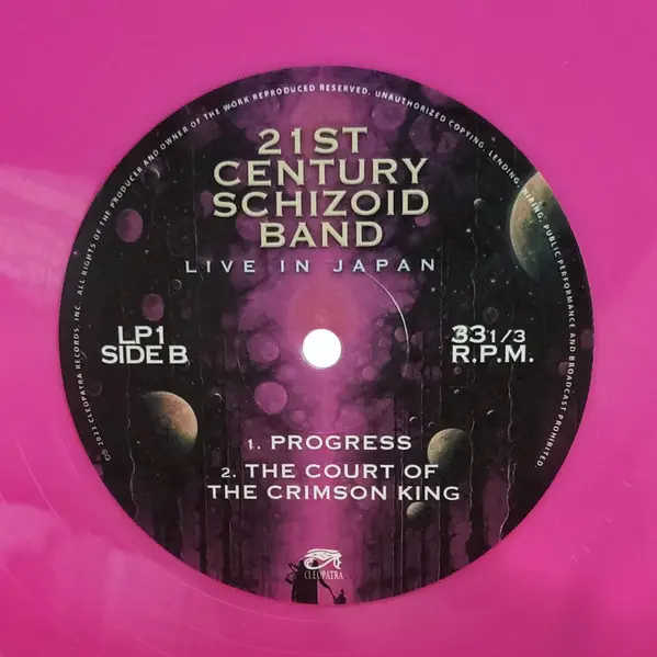21st Century Schizoid Band - Live In Japan (2 пластинки, Pink, Blue, LP, Album, Stereo) - фото №6