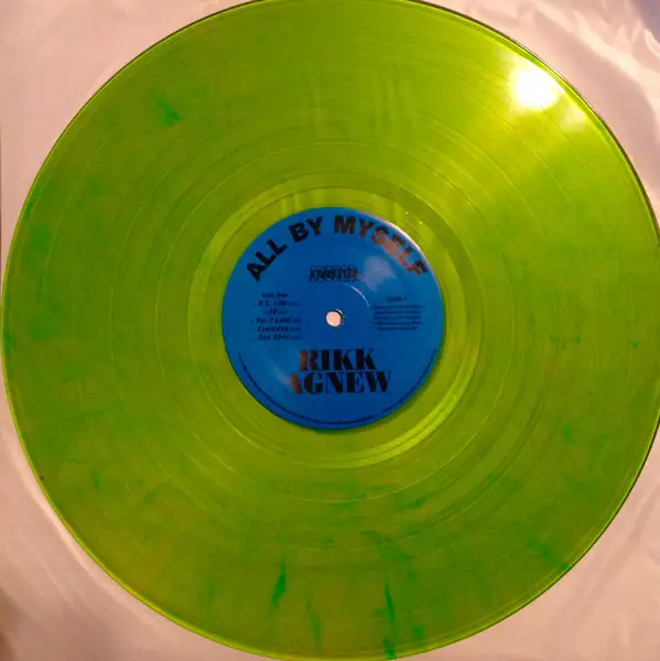 Rikk Agnew - All By Myself (Green, LP, Album, Repress) - фото №6