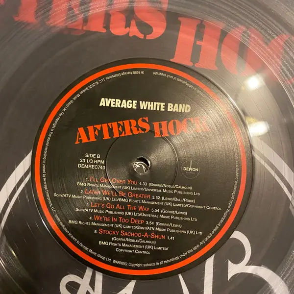 Average White Band - AfterShock (Прозрачный, Альбом, Переиздание, Ремастеринг) - фото №6