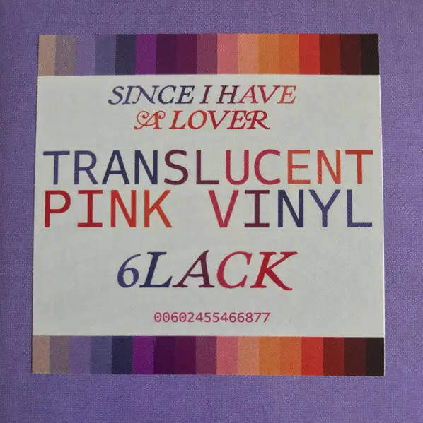 6lack - Since I Have A Lover (2 платівки, Pink, Translucent, LP, Album, Stereo) - фото №11