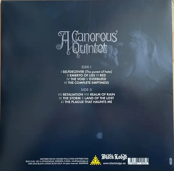A Canorous Quintet - The Only Pure Hate MMXVIII (LP, Album) - фото №2