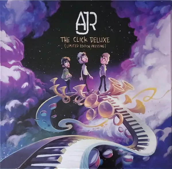 AJR - The Click (Deluxe Edition) (Limited Edition Pressing) (2 платівки, Прозорий, Червоний, Бризки, Альбом, Гравірована, Лимітоване, Перевидання) - фото №7