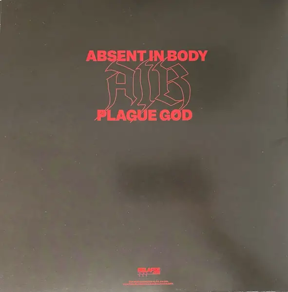 Absent In Body - Plague God (Translucent, Red, LP, Album) - фото №2