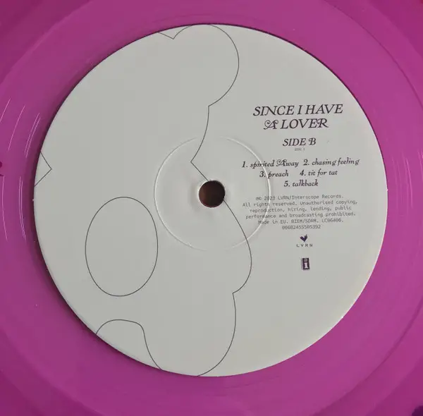 6lack - Since I Have A Lover (2 платівки, Pink, Translucent, LP, Album, Stereo) - фото №6