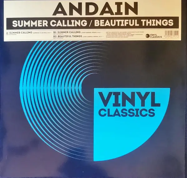 Andain - Summer Calling / Beautiful Things (33 ⅓ об/мин, Переиздание, Ремастеринг)