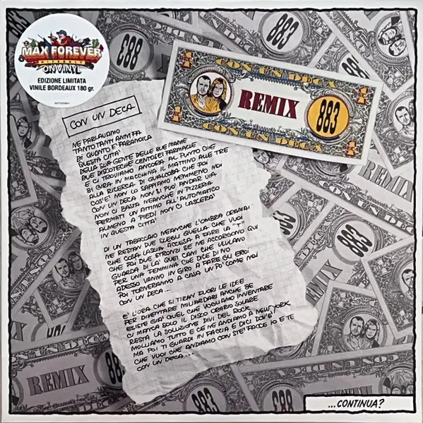 883 - Con Un Deca (Remix) (Claret, Numbered)