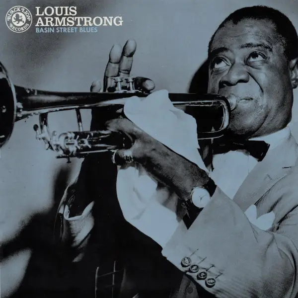 Louis Armstrong - Basin Street Blues (Синий, Мрамор, 180 грамм, Лимитированое)