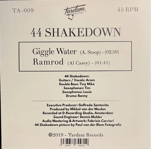 44 Shakedown - Giggle Water - Ramrod (Single) - фото №2